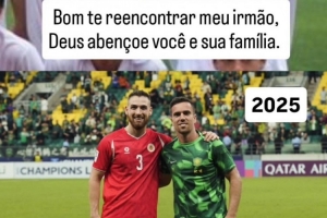 時(shí)隔17年，河內(nèi)公安外援曬與塞鳥合影：很高興能再見到你，好兄弟