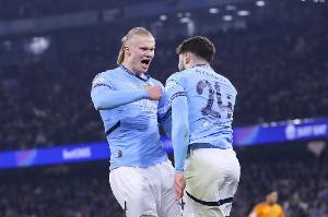 快速反擊首開(kāi)紀(jì)錄！超越吉魯，哈蘭德在英超中已打進(jìn)91球