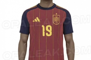 顛覆傳統(tǒng)！西班牙隊(duì)2026世界杯主場球衣諜照出爐