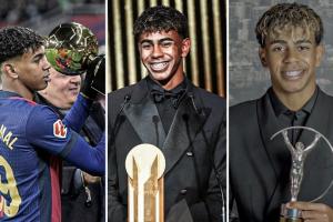 才18歲！亞馬爾當(dāng)前榮譽(yù)：奪歐洲杯！金球第二、拿金童、連莊科帕