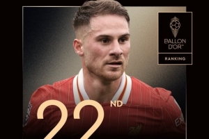 2025年金球獎第22名：26歲麥卡利斯特，生涯首次入選