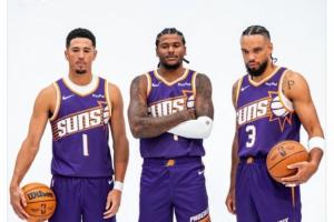 美媒曬布克+格林+狄龍定妝照：誰能阻擋太陽的新三巨頭？