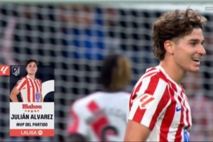 戴帽+世界波絕殺！阿爾瓦雷斯當選馬競3-2巴列卡諾一役全場最佳