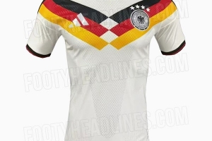 4次奪冠！德國26年世界杯主場球衣諜照：印有4個世界杯奪冠年份