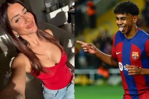 相差13歲??女網(wǎng)紅：亞馬爾11歲就給我發(fā)消息，但他否認是我粉絲