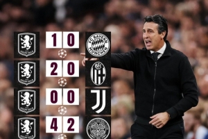 ???魔鬼主場！維拉近7個歐戰(zhàn)主場不敗，贏拜仁、巴黎，平尤文