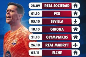 還得繼續(xù)利群！霍安-加西亞受傷，35歲什琴斯尼將再次為巴薩出戰(zhàn)