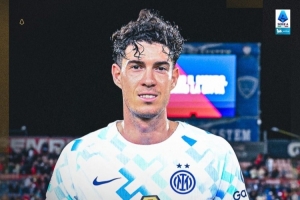 送出1次助攻！巴斯托尼當(dāng)選國(guó)米2-0卡利亞里的全場(chǎng)最佳球員