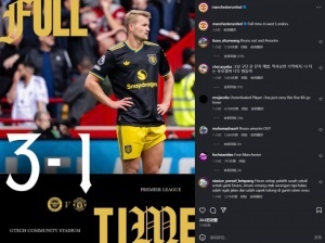 6輪7分??曼聯(lián)社媒叕被沖：阿莫林帶上B費(fèi)一起滾！看不下去了