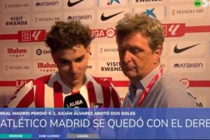 迅速復(fù)盤！賽后小蜘蛛接受采訪時(shí)回看點(diǎn)球：這球我踢得不太好