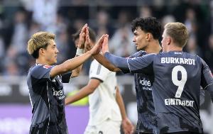 2100萬超值！堂安律單場助攻雙響+7場4球4助，法鷹連入6球6-4門興