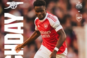 阿森納和紐卡發(fā)布海報：薩卡、博特曼、伊蘭加、沃爾特馬德出鏡