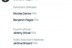 歐冠利物浦對(duì)陣加拉塔薩雷裁判名單：法國(guó)主裁蒂爾潘執(zhí)法