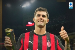 傳射建功！官方：普利西奇當選米蘭2-1那不勒斯全場最佳球員