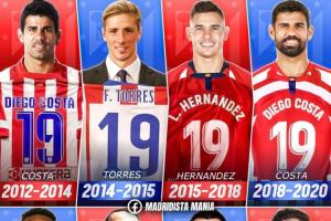 出神鋒！馬競(jìng)近年19號(hào)：科斯塔、托雷斯、庫(kù)尼亞、莫拉塔、小蜘蛛