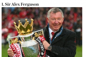 電訊報(bào)評(píng)英超歷史十大主帥：弗格森第1，瓜帥第2，溫格、穆帥三四