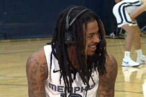 新賽季有什么目標？莫蘭特：保持健康 我想打滿82場常規(guī)賽！