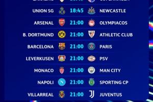 假期看歐冠?明晨焦點(diǎn)戰(zhàn)巴薩vs巴黎！阿森納、曼城等隊(duì)出戰(zhàn)