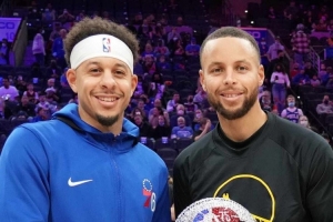 賽斯生涯三分命中率43.3%高于庫里！美媒：真水花兄弟！