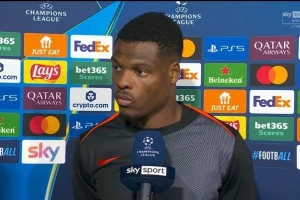 鄧弗里斯：很高興進(jìn)球并取勝，我的進(jìn)球來自小圖拉姆的精彩配合