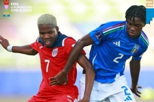 世青賽十人意大利2-2戰(zhàn)平古巴，前兩輪1勝1平積4分