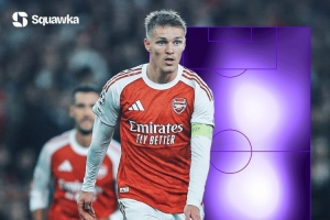 表現(xiàn)出色！厄德高此役觸球、創(chuàng)造機會、傳中等多項數(shù)據(jù)全場居首