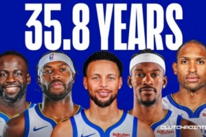 美媒曬勇士四老：勇士揭幕戰(zhàn)將有4名首發(fā)年齡35+ 歷史首隊！