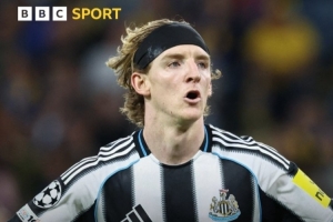 比肩希勒！戈登成紐卡隊(duì)史第三位在歐冠中連場進(jìn)球的球員