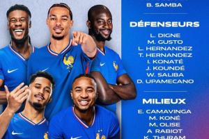 法國名單：姆巴佩領銜 ?；倏?、科曼、恩昆庫在列 馬特塔首入選