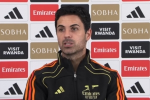 阿爾特塔：即使勝率最高我們?nèi)晕磰Z冠，在這個(gè)級(jí)別我們做的還不夠