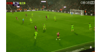純個(gè)人能力！塞梅尼奧近乎0角度穿門將小門破門，櫻桃1-1扳平比分