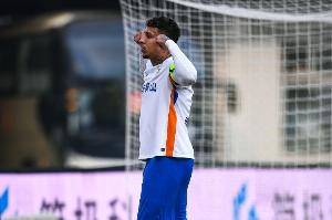 克雷桑迎來中超百場(chǎng)里程碑，此前99場(chǎng)比賽57球20次助攻