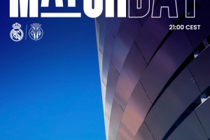 劍指三分！皇馬發(fā)布對陣比利亞雷亞爾海報(bào)：重返伯納烏