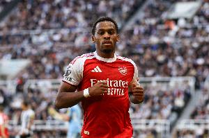 廷伯本場8次贏得對抗、6次搶斷，均為阿森納球員本場最多