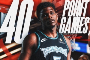 華子24歲前已經(jīng)拿到19次40+得分！排名現(xiàn)役第一 第二名才9次