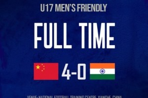 馬德興：U16國足封閉訓練賽4-0印度，李鋮雙響張伯霖、蕭晨熙破門