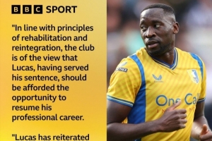 鏡報：英甲球員服刑結(jié)束出獄后回歸球隊，此前交通過失致人死亡