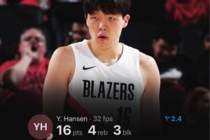 美頂流數(shù)據(jù)網(wǎng)站曬楊瀚森表現(xiàn)：攻防兩端的怪獸！