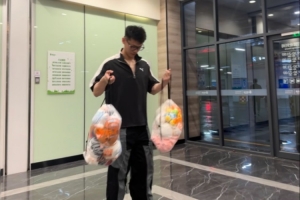 高手！王嵐嵚社媒曬出兩大袋娃娃：需要滴滴代抓嘛～