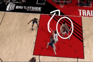 真用腦子打球！俯拍視角看楊瀚森給阿夫迪亞結(jié)結(jié)實(shí)實(shí)的戈塔特掩護(hù)