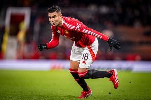 記者：卡塞米羅缺席曼聯(lián)隊內(nèi)訓(xùn)練，烏加特可能頂替他首發(fā)出戰(zhàn)