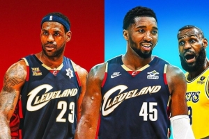 誰的青春？騎士將在主場迎戰(zhàn)詹姆斯的湖人時穿海軍藍經(jīng)典版球衣