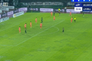 這球帥！李提香不看球直塞+奧烏蘇轉(zhuǎn)身爆射破門，浙江2-1反超泰山
