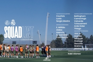 皇馬客戰(zhàn)赫塔費(fèi)名單：姆巴佩、維尼修斯、貝林在列，赫伊森缺席