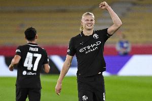 梅開二度！哈蘭德獲95%票數(shù)，碾壓式當(dāng)選曼城vs埃弗頓全場(chǎng)最佳