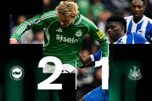 流年不利…紐卡8輪僅2勝掉至英超14，強援還在傷+死敵高居英超第7