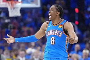 明日揭幕戰(zhàn)雷霆迎戰(zhàn)火箭 杰倫-威廉姆斯因手腕傷勢(shì)康復(fù)將缺席