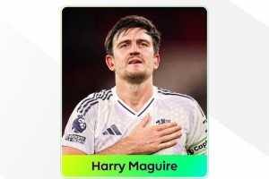 雙紅會(huì)絕殺！馬奎爾當(dāng)選英超官方第8輪最佳球員