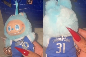 變著法子秀恩愛！克萊女友曬出穿著克萊球衣的拉布布