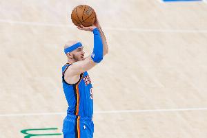 上賽季總決賽對手！雷霆客戰(zhàn)步行者：卡魯索因腦震蕩缺陣